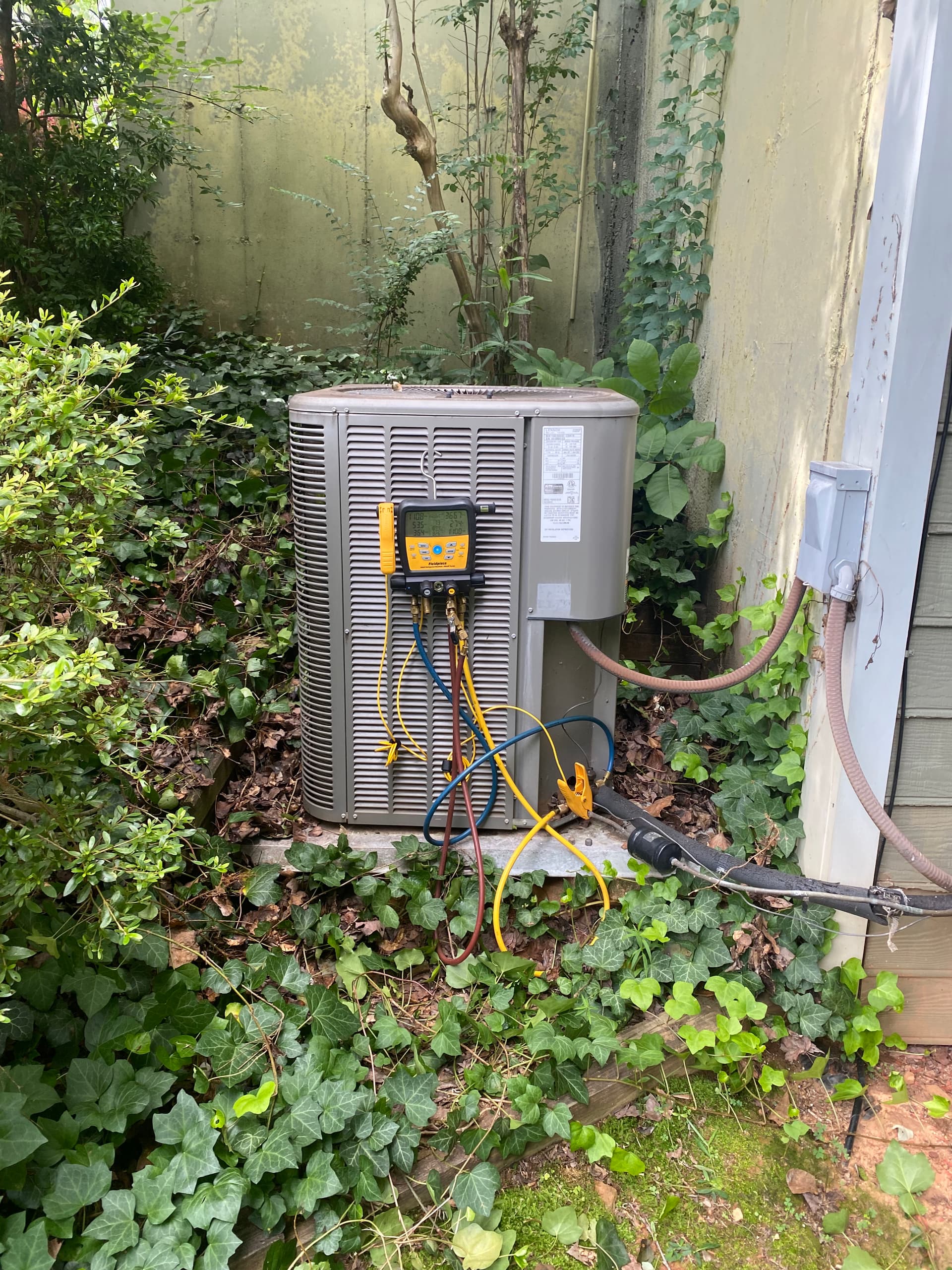 Gallery photos for Your AC Can't Breathe If It's Buried in Vegetation: Image #1