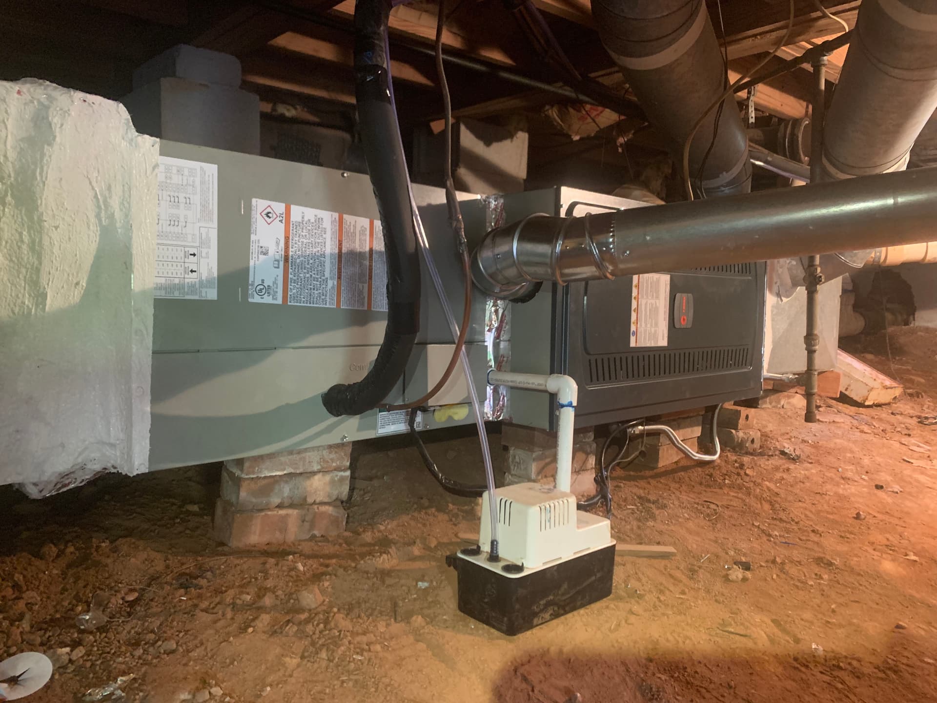 Gallery photos for Crawlspace Furnace Replacement That Was Long Overdue: Image #1