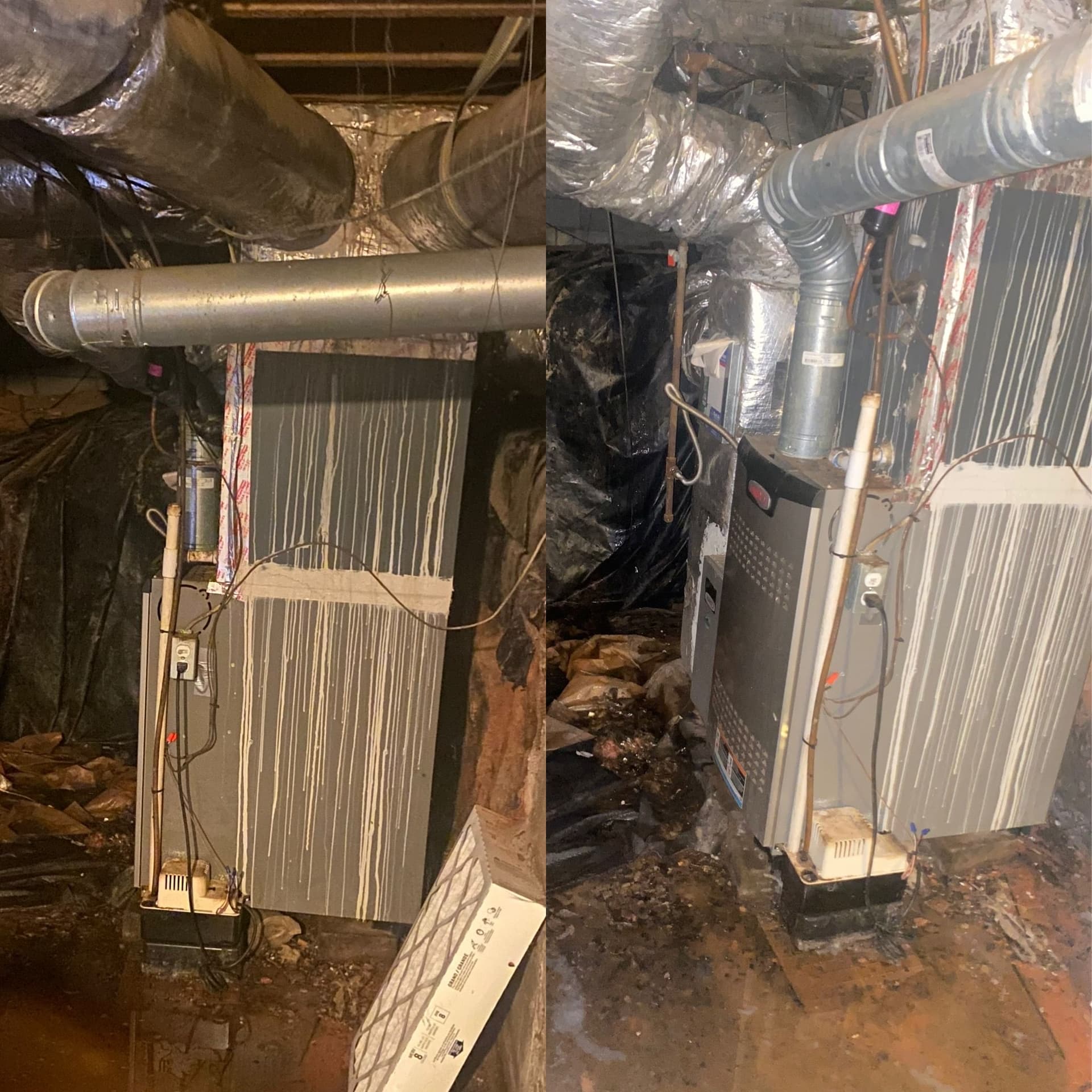 What a Bad Furnace Install Actually Looks Like image