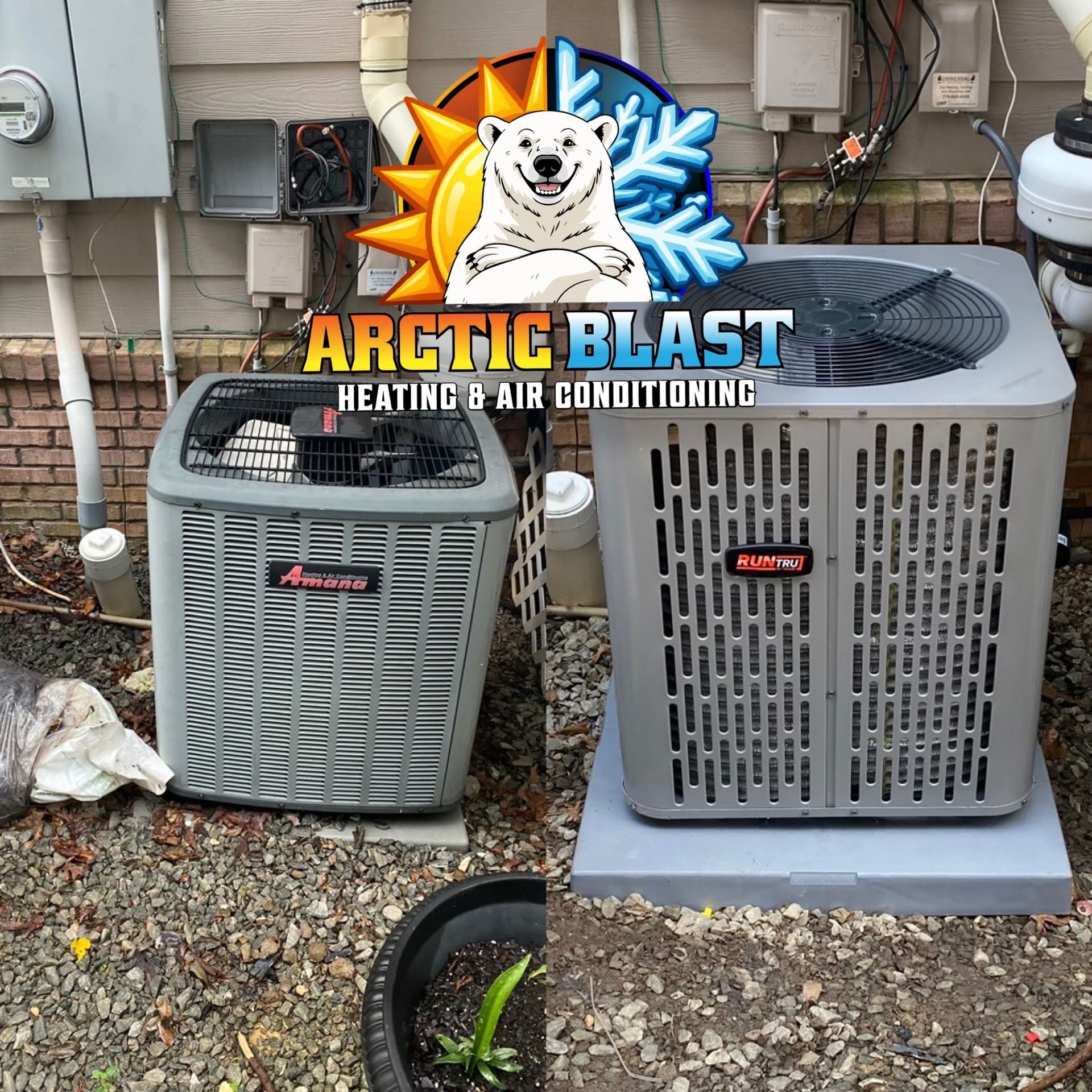 Gallery photos for Full HVAC System Replacement Completed in Suwanee GA: Image #1