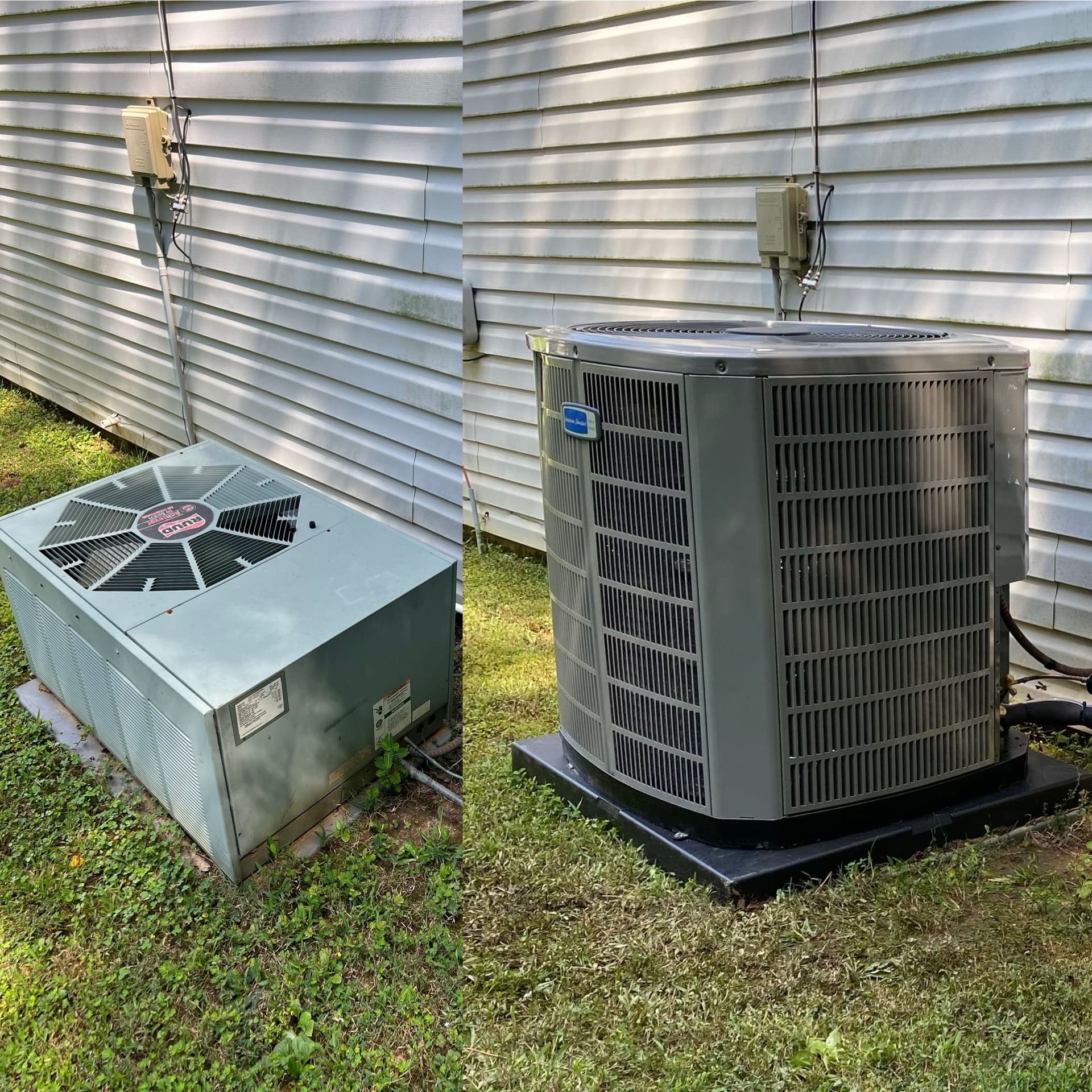 Old AC Unit Replaced With a New American Standard System in Suwanee GA image